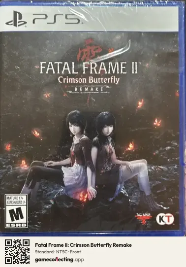 Fatal Frame II: Crimson Butterfly Remake PlayStation 5, NTSC box front
