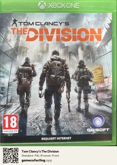 Tom Clancy's The Division Xbox One, France box front