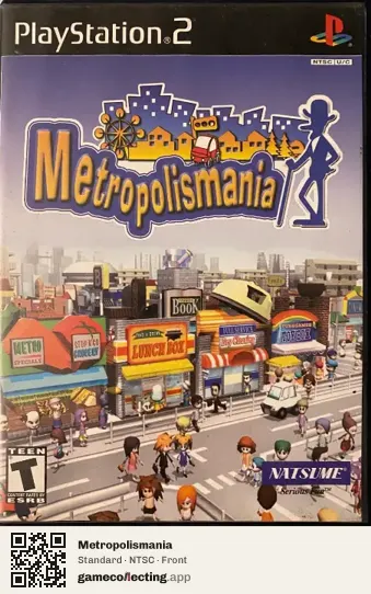 Metropolismania PlayStation 2, NTSC box front