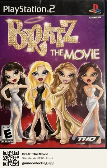 Bratz: The Movie PlayStation 2, NTSC box front