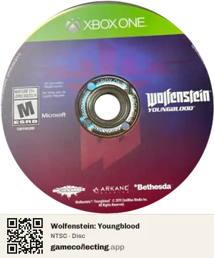 Wolfenstein: Youngblood Xbox One, NTSC disc