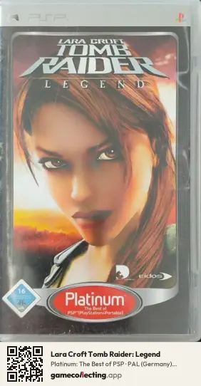 Lara Croft Tomb Raider: Legend PlayStation Portable, Germany box front