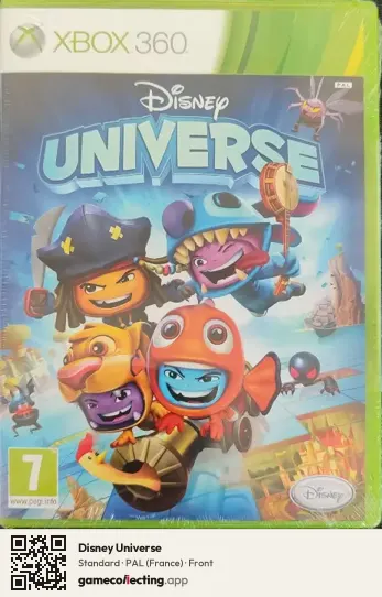 Disney Universe Xbox 360, France box front