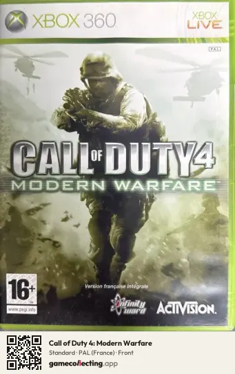 Call of Duty 4: Modern Warfare Xbox 360, France box front