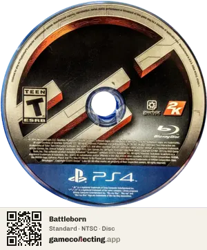 Battleborn PlayStation 4, NTSC disc