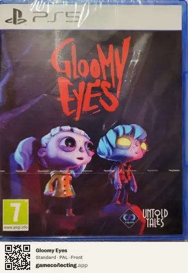 Gloomy Eyes PlayStation 5, PAL box front