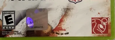 Madden NFL 12, the ESRB box on its front