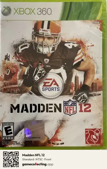 Madden NFL 12 Xbox 360, NTSC box front