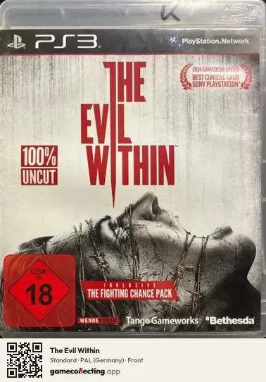 The Evil Within PlayStation 3, Germany box front