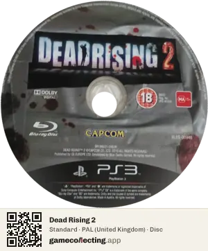 Dead Rising 2 PlayStation 3, PAL disc