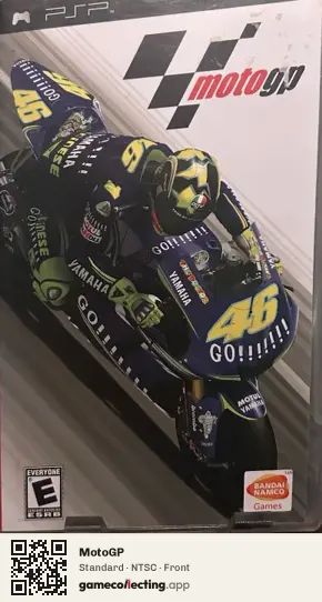 MotoGP PlayStation Portable, NTSC box front
