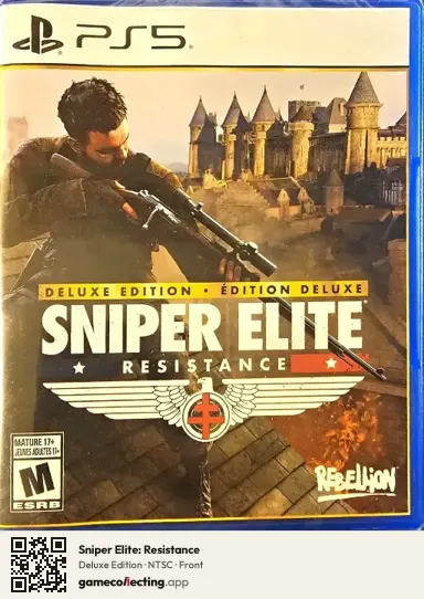 Sniper Elite: Resistance PlayStation 5, NTSC box front