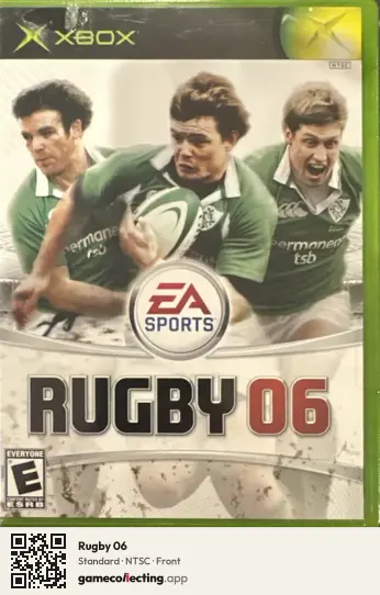 Rugby 06 Xbox, NTSC box front