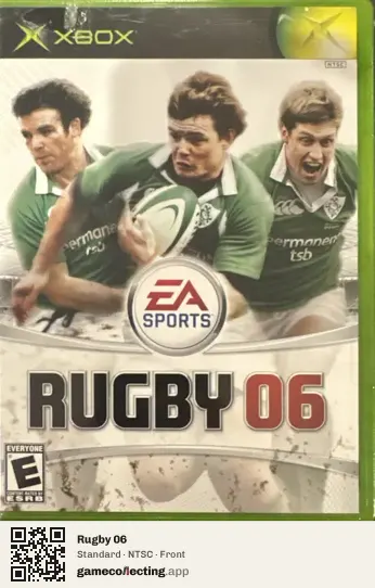 Rugby 06 Xbox, NTSC box front