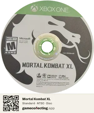 Mortal Kombat XL Xbox One, NTSC disc
