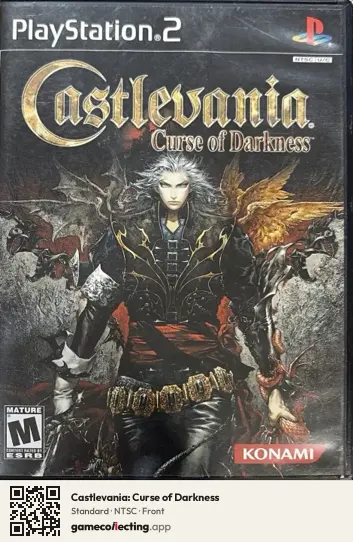 Castlevania: Curse of Darkness PlayStation 2, NTSC box front