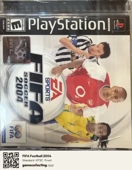 FIFA Football 2004 PlayStation, NTSC box front