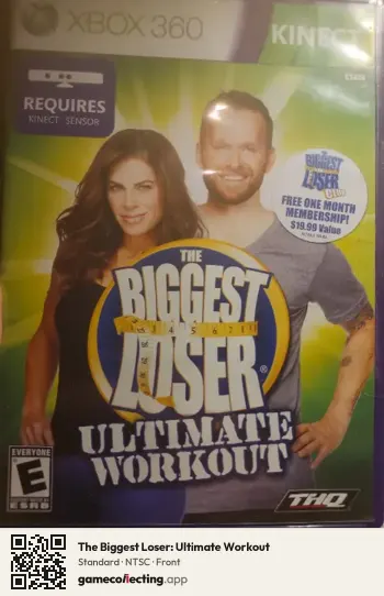 The Biggest Loser: Ultimate Workout Xbox 360, NTSC box front
