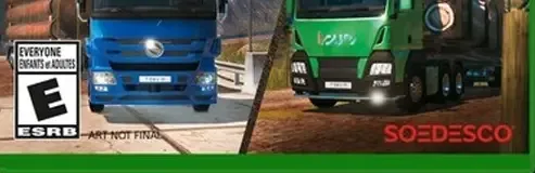 Truck Driver, the ESRB box on its front