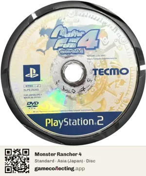Monster Rancher 4 PlayStation 2, Asia disc