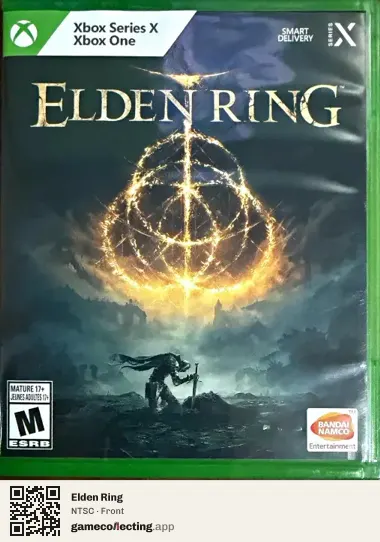 Elden Ring Xbox Series X, NTSC box front