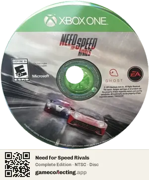Need for Speed Rivals Xbox One, NTSC disc