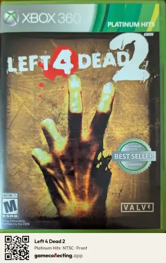 Left 4 Dead 2 Xbox 360, NTSC box front