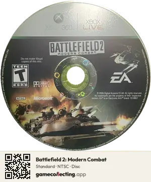 Battlefield 2: Modern Combat Xbox 360, NTSC disc