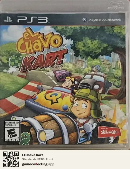 El Chavo Kart PlayStation 3, NTSC box front