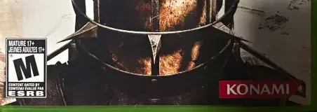 Saw II: Flesh & Blood, the ESRB box on its front