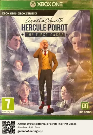 Agatha Christie: Hercule Poirot: The First Cases Xbox One, PAL box front