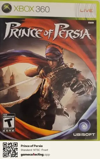 Prince of Persia Xbox 360, NTSC box front