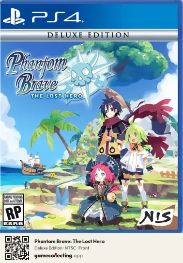 Phantom Brave: The Lost Hero PlayStation 4, NTSC box front