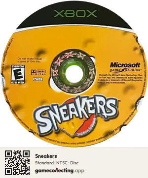 Sneakers Xbox, NTSC disc
