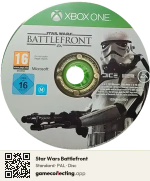 Star Wars Battlefront Xbox One, PAL disc