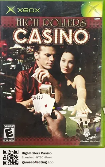High Rollers Casino Xbox, NTSC box front