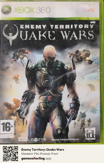 Enemy Territory: Quake Wars Xbox 360, France box front