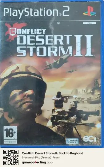 Conflict: Desert Storm II: Back to Baghdad PlayStation 2, France box front