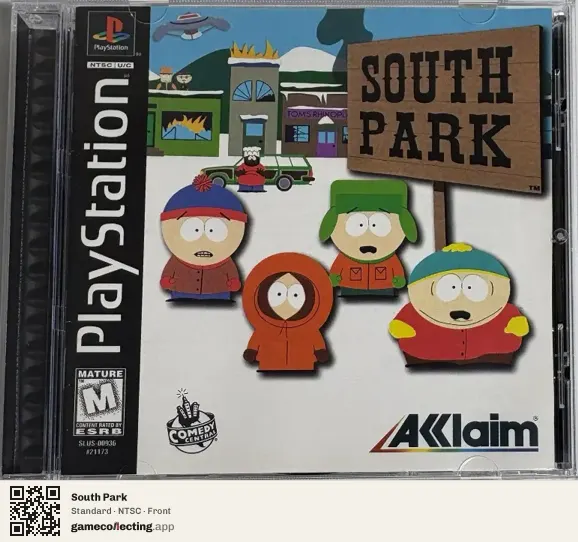 South Park PlayStation, NTSC box front