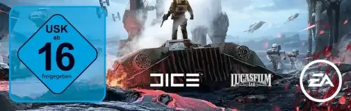 Star Wars Battlefront, the USK square on its front