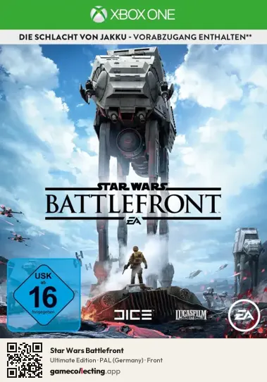 Star Wars Battlefront Xbox One, Germany box front