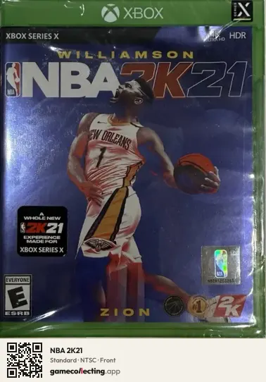 NBA 2K21 Xbox Series X, NTSC box front