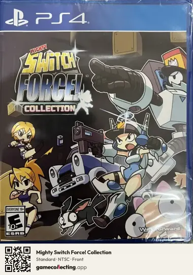 Mighty Switch Force! Collection PlayStation 4, NTSC box front