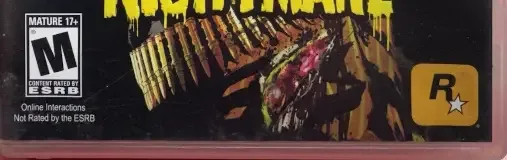 Red Dead Redemption: Undead Nightmare, the ESRB box on its front