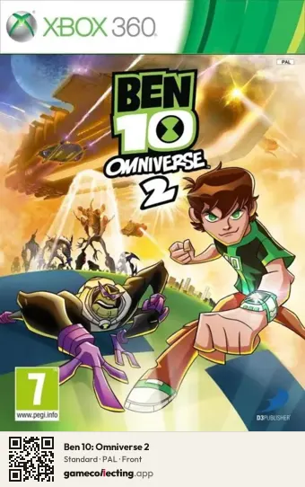 Ben 10: Omniverse 2 Xbox 360, PAL box front
