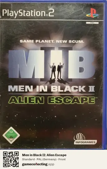 Men in Black II: Alien Escape PlayStation 2, Germany box front