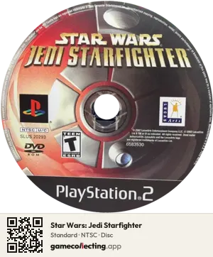 Star Wars: Jedi Starfighter PlayStation 2, NTSC disc