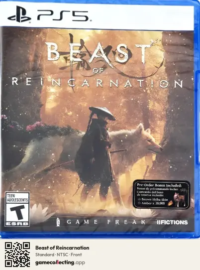 Beast of Reincarnation PlayStation 5, NTSC box front