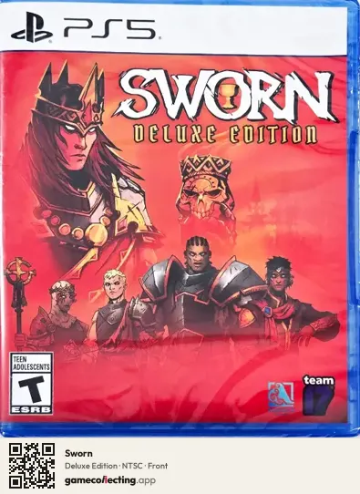Sworn PlayStation 5, NTSC box front