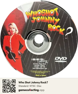 Who Shot Johnny Rock? PlayStation 2, NTSC disc